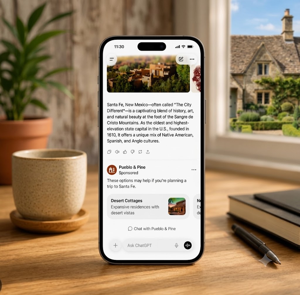 ChatGPT advertising platform New York local businesses OpenAI ads