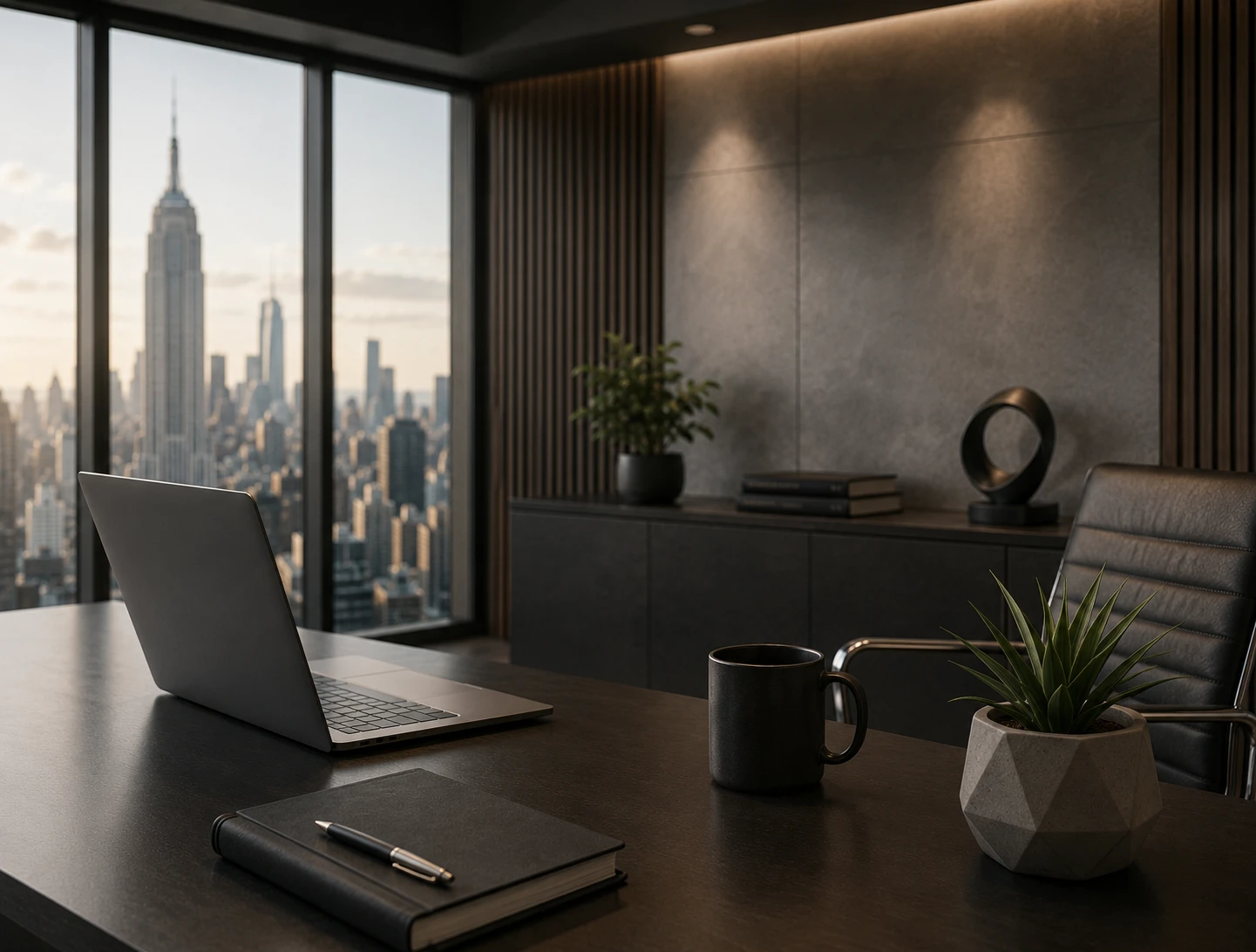 Modern New York agency office representing med spa market trends and local growth strategy